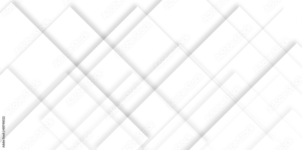 Aufkleber Abstract geometrical white with triangle background. Dynamic and seamless retro pattern stripes abstract white geometric background vector illustration shine and layer element for presentation.	