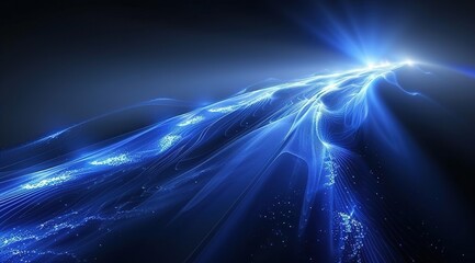 background with rays