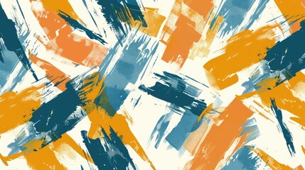 Obraz premium abstract seamless pattern. color brush stroke grunge art. vector art. texture print. repeat pattern