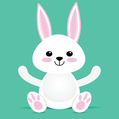 cute easter bunny 