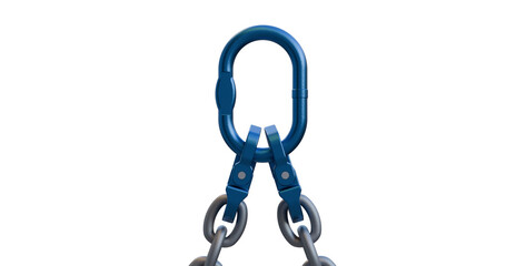 Oblong and grab sling; chain arrangement; lifting and rigging assembly