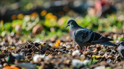 Bird poop is filthy waste