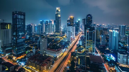 Naklejka premium Discuss the role of technology in making cities smarter and more efficient.