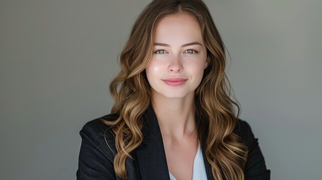 Discuss the role of white backgrounds in professional headshots.