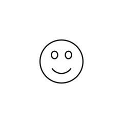 Smile icon vector. EPS 10 editable vector