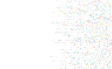 Abstract colorful dots vector background