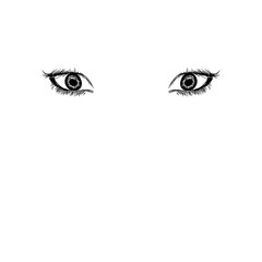 Sketch of eyes 