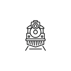 Train icon vector. EPS 10 editable vector