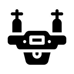 drone glyph icon