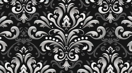 seamless damask pattern