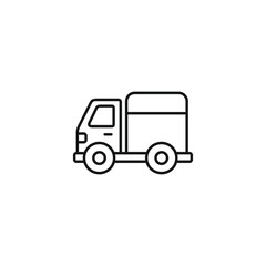 Truck icon vector. EPS 10 editable vector