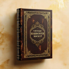 Fototapeta premium A beautifully crafted book hardcover mockup