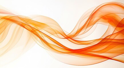 Obraz premium abstract orange wave