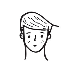 Abstract continuous one line drawing, woman and man face. Modern style portrait. Vector illustration,Fashion One line drawing women faces