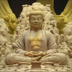 Obraz premium Sitting Buddha Statue