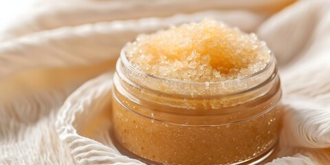 Homemade lip scrub made with brown sugar honey and olive oil. Concept DIY Beauty, Natural Skincare, Lip Care, Homemade Products, Exfoliating Scrubs