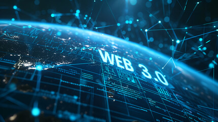 Global WEB 3.0, Internet of Things, smart cars, smart homes, technological life, convenient WEB 3.0 era illustration