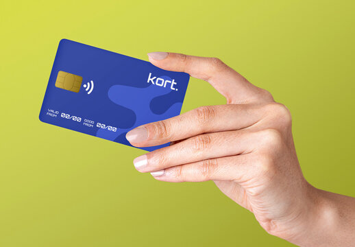 Credit Card Mockup With Generative AI
