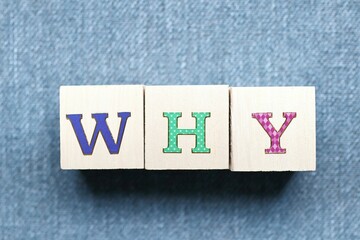 木のキューブ　～WHY～
