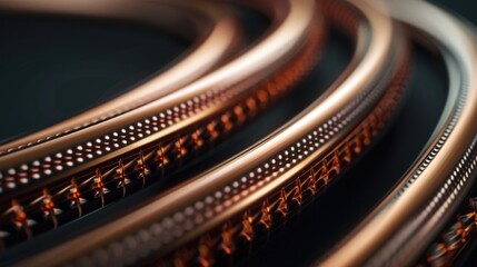 A detailed view of twisted metal wire bundle, useful for industrial or technical contexts