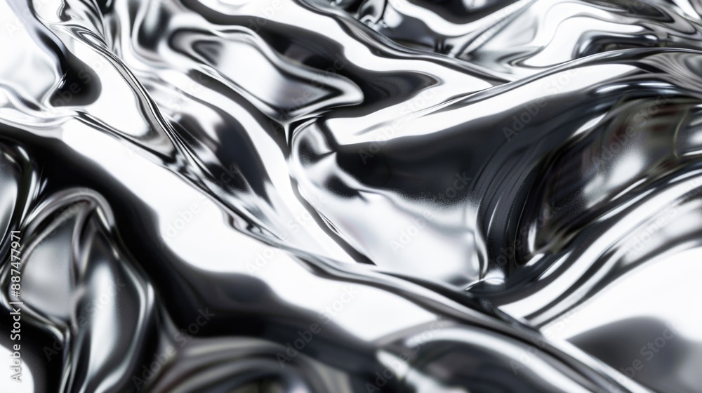 Poster close-up shot of a shiny surface with reflections and highlights