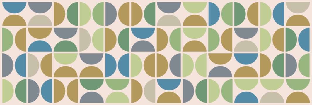 Geometric vintage wallpaper