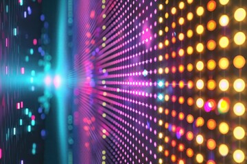 Abstract Led wall background design