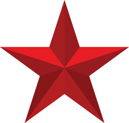 Fototapeta premium Red star icon vector design