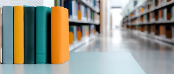 Modern library with a focus on academic journals, Academic journals, knowledge and research