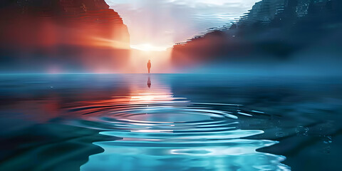 Design soothing motion graphics featuring uplifting quotes from positive psychology for mental well-being. Concept Motion Graphics, Positive Psychology Quotes, Uplifting Messages, Mental Well-being