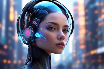 futuristic images depicting cutting-edge technology and innovation