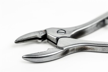 Obraz premium A pair of pliers placed on a clean and white surface