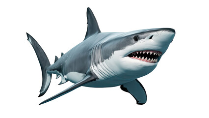 Isolated PNG Shark, GENERATIVE AI