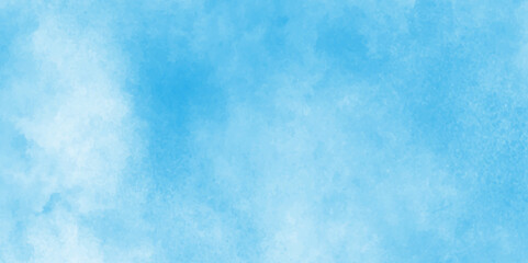 shiny and clear painted light blue clouds watercolor background, sky clouds for wallpaper backdrop background, The summer is colorful clearing day Good weather with natural blue clouds.
