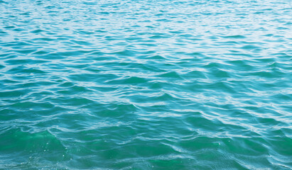 Blue sea water background texture