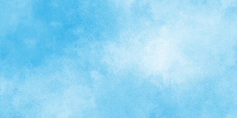 shiny and clear painted light blue clouds watercolor background, sky clouds for wallpaper backdrop background, The summer is colorful clearing day Good weather with natural blue clouds.
