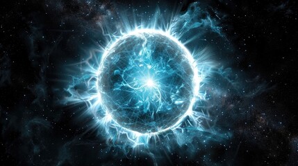 blue giant star, showing its characteristics and properties