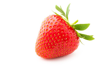 Strawberry isolated on white background.