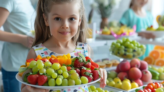 Youth participating in events while having nutritious snacks, Youth, Events, Nutrition