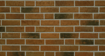 Block wall backdrop, wall art design. Wall with brick texture for banner. Texture of stone wall. Brick color.
