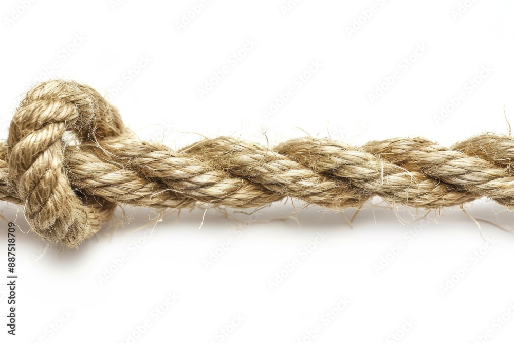 Poster Close up view of a rope with a secure knot