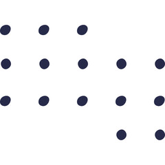 Abstract Dot Decoration