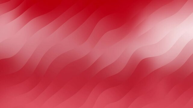 Sleek red gradient wavy pattern loop background animation