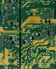 Circuit board. Technology background. Motherboard. Tech science background. Integrated...
