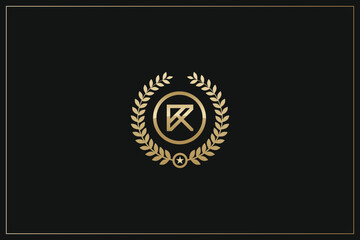 Fototapeta premium R Letter Trademark Brand Logo
