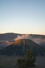 beautiful view of bromo mountain, indonesia