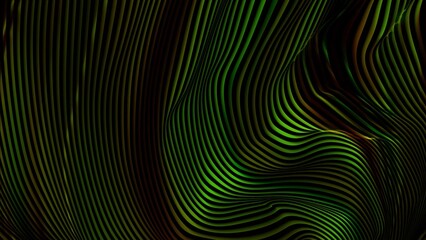 Fototapeta premium Perfect abstract background. Light stripes with rays. Abstract glowing waves from particles and energy points magical futuristic hi-tech, abstract background. 