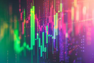a close up of a graph