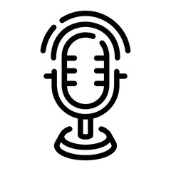 podcast Line Icon