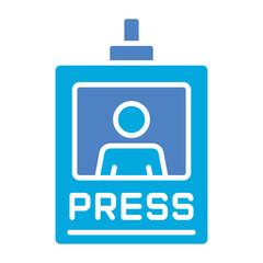 Obraz premium Press Pass Icon